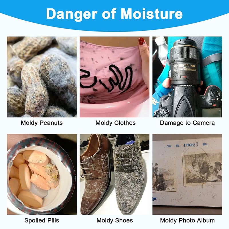 Absorbking Moisture Absorbers Premium Transparent Desiccant for Storage Silica Gel Desiccant Packets 20G 45 - Image 5