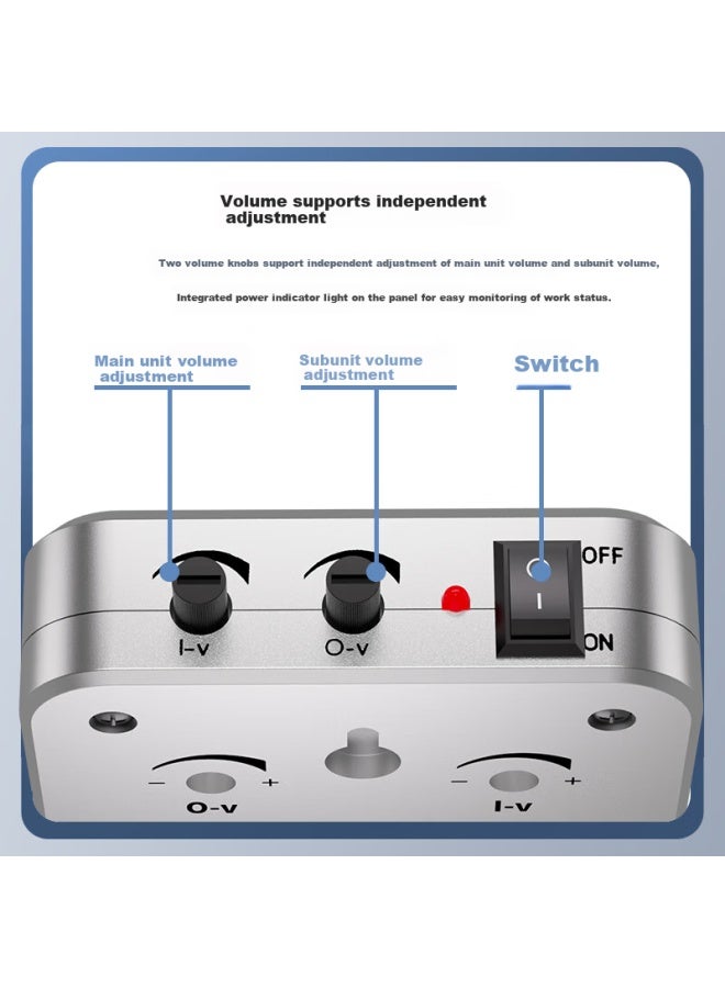 NINTAUS نينتوس 0526 انتركم ثنائي الاتجاه للنوافذ، الهوالات، صراف البنك، محطات القطار، مكاتب البريد، المطاعم، الأطباق المطهوة على البخار، وباعة الشوارع - Image 4