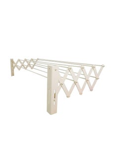 Foldable Clothes Rack – 80CMSpace-Saving Drying Stand – Sturdy Beige Metal Design for Small Spaces - pzsku/Z2F49800D2BCDD149061DZ/45/_/1738760496/4b9949fd-96fb-486a-87b7-6fe8b2ef9a09