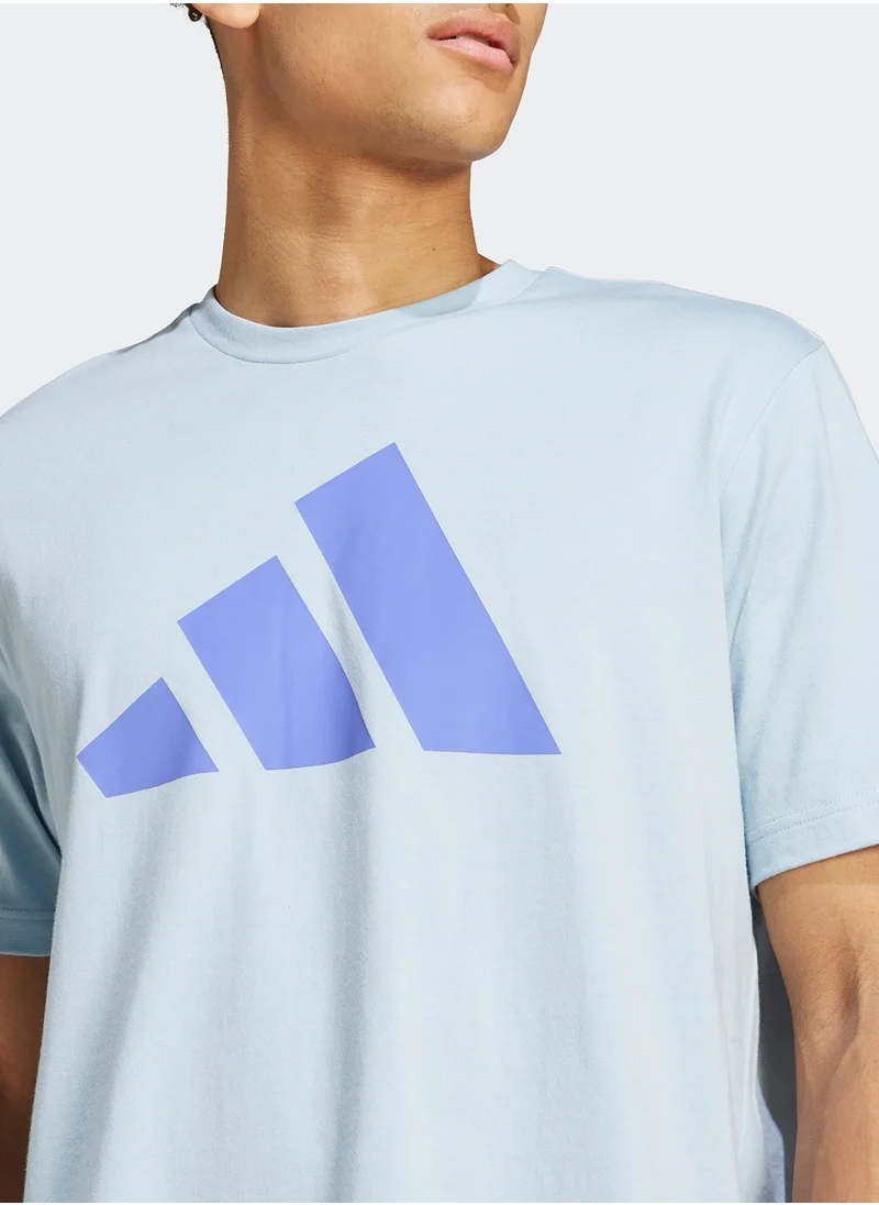 اديداس Power 3 Stripe Graphic T-Shirt
