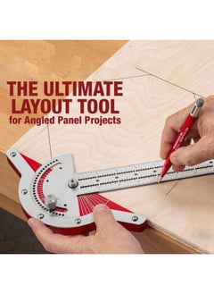 Woodworkers Edge Rule Woodworking Ruler Woodworking Edge Ruler Woodworking Design Ruler Woodworking Angle Ruler-Model:15 Inches (bubble Bag Packaging)