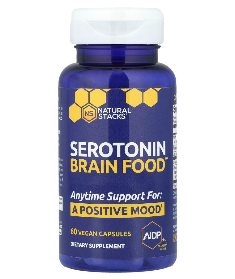 Natural Stacks Serotonin Brain Food™ 60 Vegan Capsules