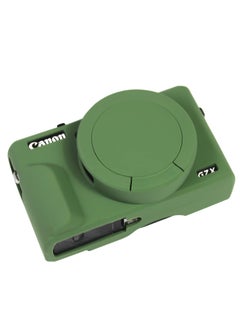 Generic Case for Canon Powershot G7 X Mark III Digital Camera Soft Silicone Protective Cover with Removable Lens Cover for Canon Powershot G7X Mark III DSLR Camera (Green)  - Image 1