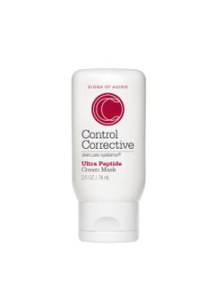 CONTROL CORRECTIVE SKIN CARE SYSTEMS CONTROL CORRECTIVE Ultra Peptide Cream Mask 25 Oz  Advanced Peptide Retinol  Lactic Acid Anti Aging Mask Revitalize Collagen  Elastin Production To Smooth Skin Restores Plumpness  Hydration 