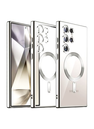 Soft Clear Case for Samsung Galaxy S25 Ultra , Camera Lens Full Protection, Wireless Charging, Shockproof Electroplated TPU Phone Cover (Titanium Silver) - pzsku/Z2F49B721A53909879A0BZ/45/_/1731292031/714ff179-b6bf-4b49-9ac0-1e200a12c1a2