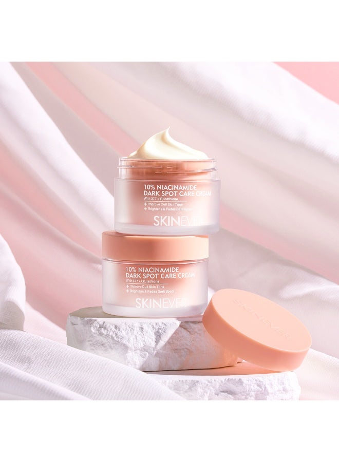 SKINEVER 10% Niacinamide Dark Spot Care Cream – Brightening, Pore Refining & Oil Control Moisturizer - Image 1