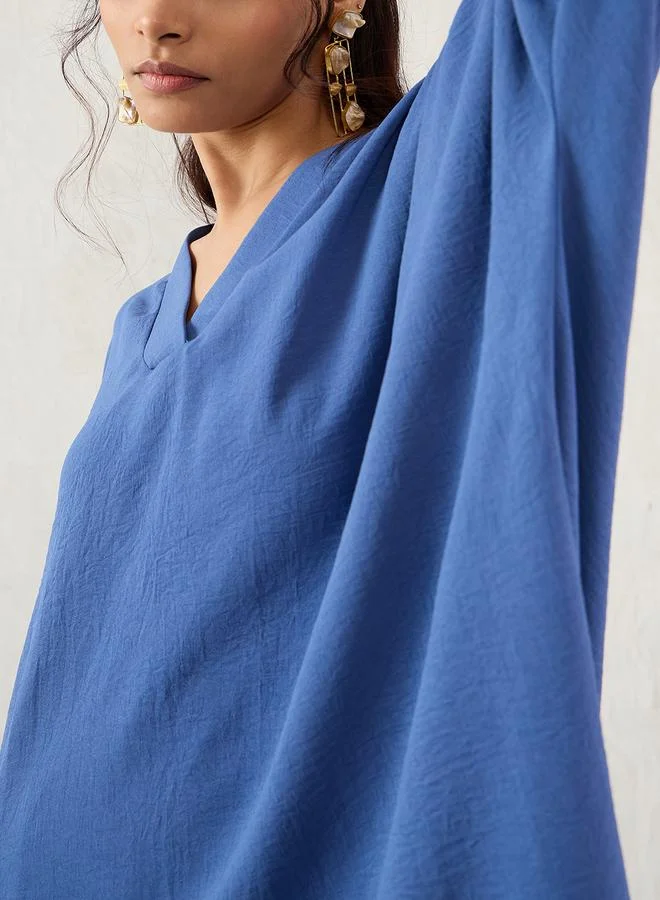 Femmella Femmella High-Low Hem Longline Top and Pants Co-Ords