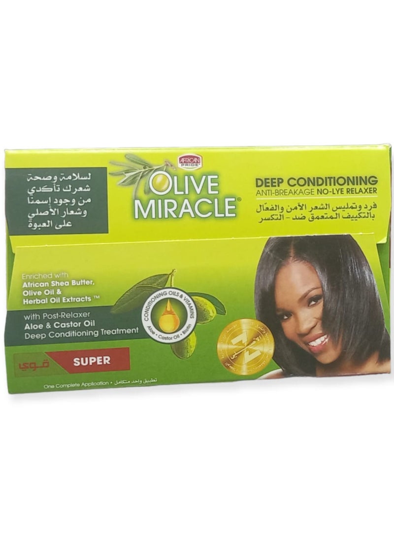African Pride Individualization and straightening of strong, safe and effective hair with deep conditioning against cracking with African Shea butter and olive oil  - Image 3