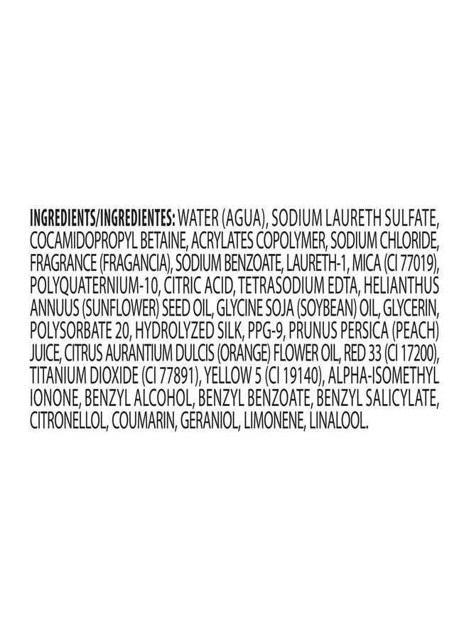 Caress Body Wash for Women with Pump, Daily Silk White Peach & Orange Blossom, Shower Gel Body Wash Moisturizing for Noticeably Silky, Soft Skin, 30 fl oz, 4 Pack - Image 4