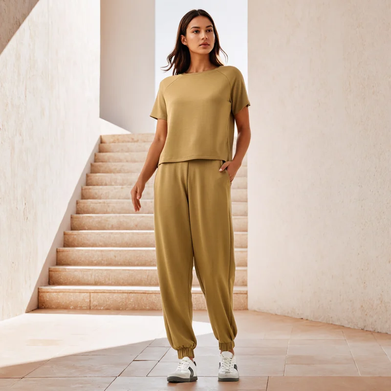 Splash FAV Plain Modal Joggers with Pockets