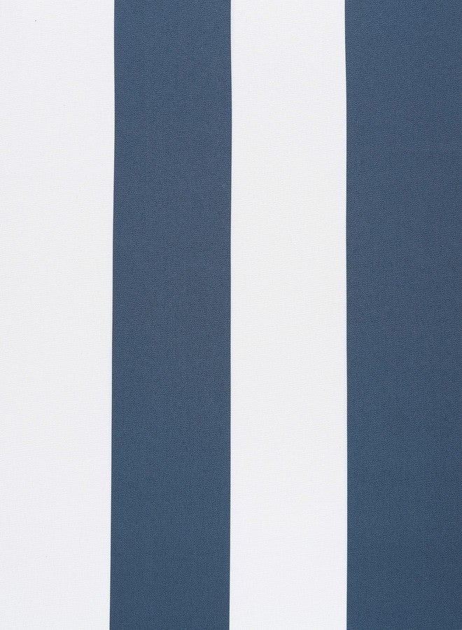 Sun Zero Valencia 2-Pack Cabana Stripe Indoor/Outdoor UV Protectant Energy Efficient Grommet Curtain Panel Pair - Image 5