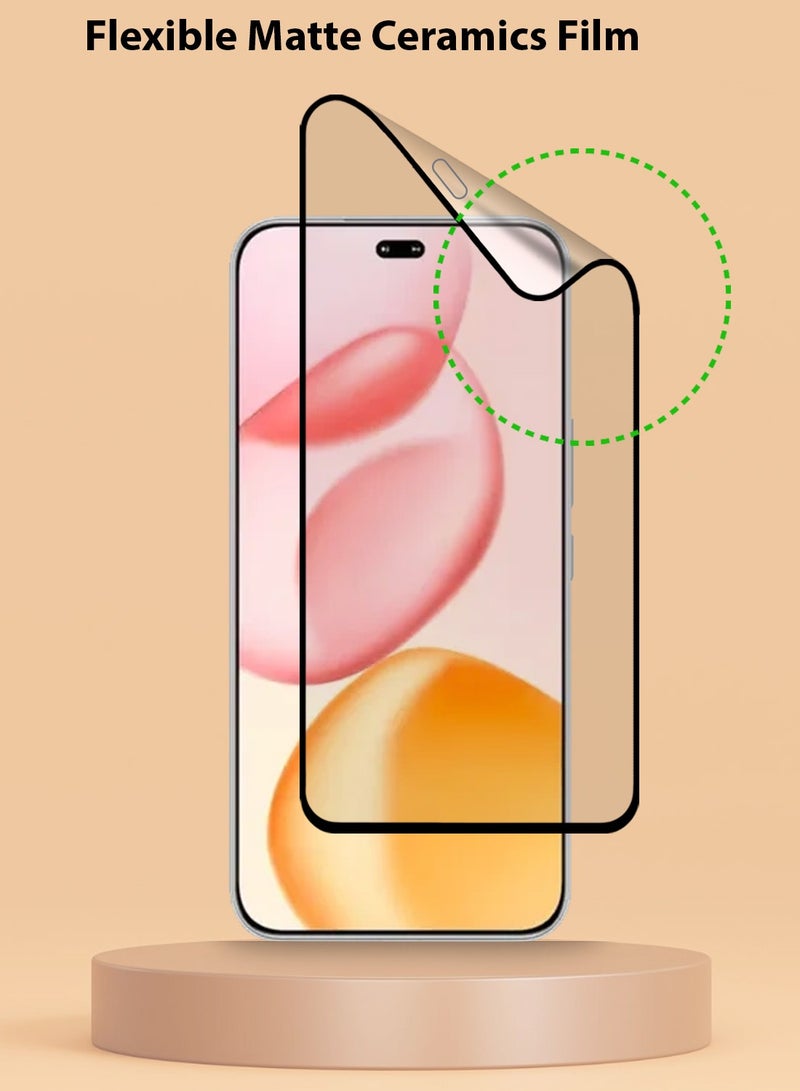 Techie 2 Pack Honor 400 Lite / 200 Lite / X8b / X8c Matte Ceramic Screen Protector Film Anti Fingerprint Bubble Free Easy Installation - Image 4