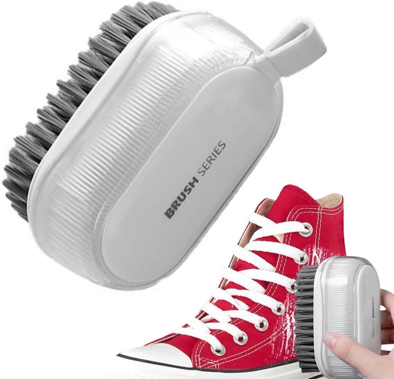 AVMPHD AVMPHD Soft Laundry BrushHousehold Soft Bristle Laundry Brush Reusable DoubleSided Laundry Clothes and Shoes Scrubbing Brush with Hanging Rings for Clothes  - Image 3