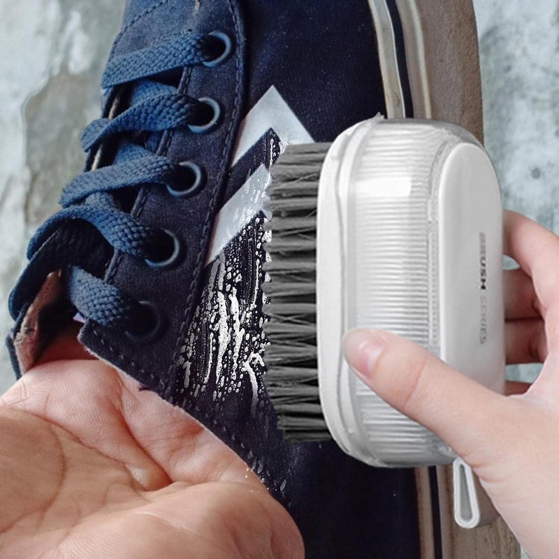 AVMPHD AVMPHD Soft Laundry BrushHousehold Soft Bristle Laundry Brush Reusable DoubleSided Laundry Clothes and Shoes Scrubbing Brush with Hanging Rings for Clothes  - Image 5