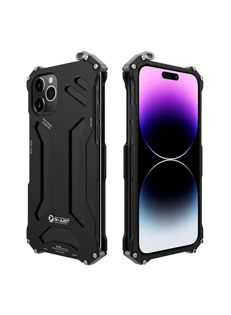 Gundam aluminum alloy phone case for iPhone 15ProMax/15Pro/15Plus/15, full metal anti-drop mobile - Image 1