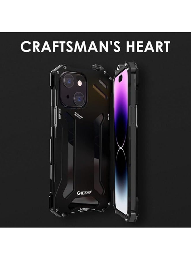 Gundam aluminum alloy phone case for iPhone 15ProMax/15Pro/15Plus/15, full metal anti-drop mobile - Image 3