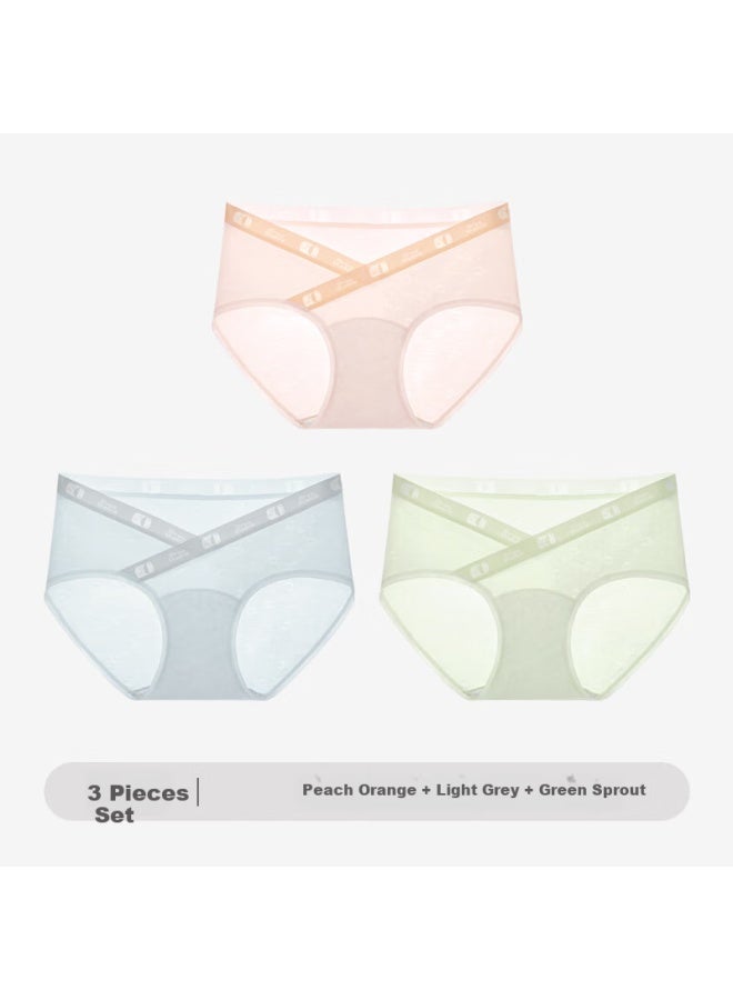Jindu A-class Maternity Underwear Pure Cotton 10a Antibacterial Extended Crotch Pregnancy Special Early Low Waist Mid-late Summer - Image 2
