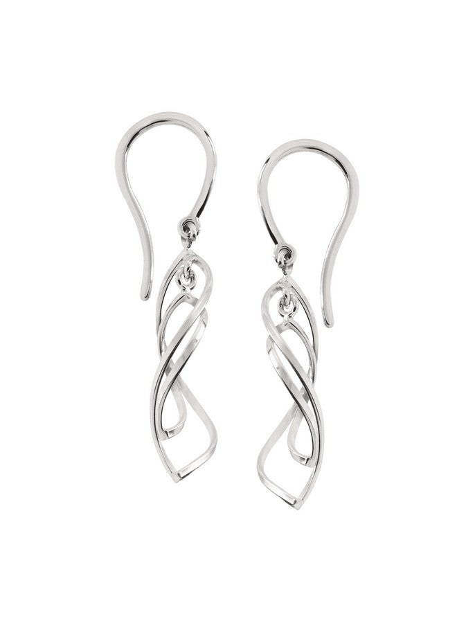 Silpada 'Water Drop' Twisted Drop Earrings In Sterling Silver - Image 4