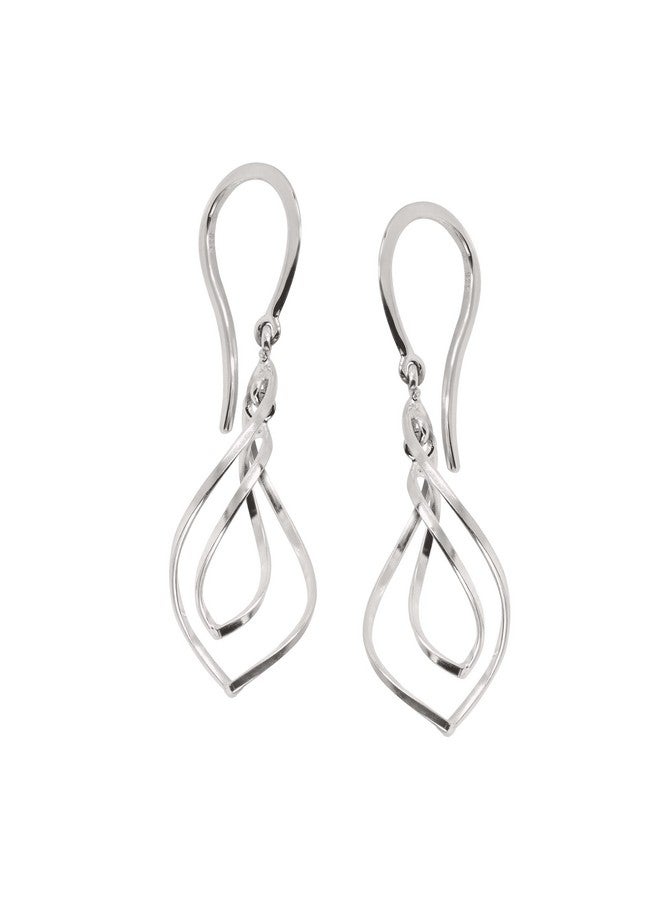 Silpada 'Water Drop' Twisted Drop Earrings In Sterling Silver - Image 2