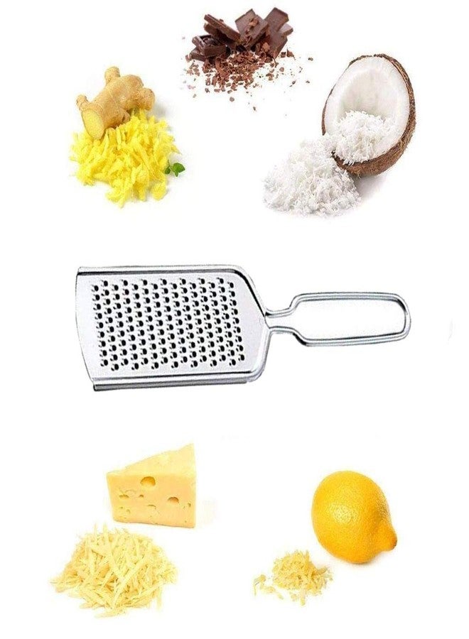 Oc9 Stainless Steel Utility Pakkad & Wire Grater & Egg Whisk & Potato Masher for Kitchen Tools Set (Design 32) - Image 4