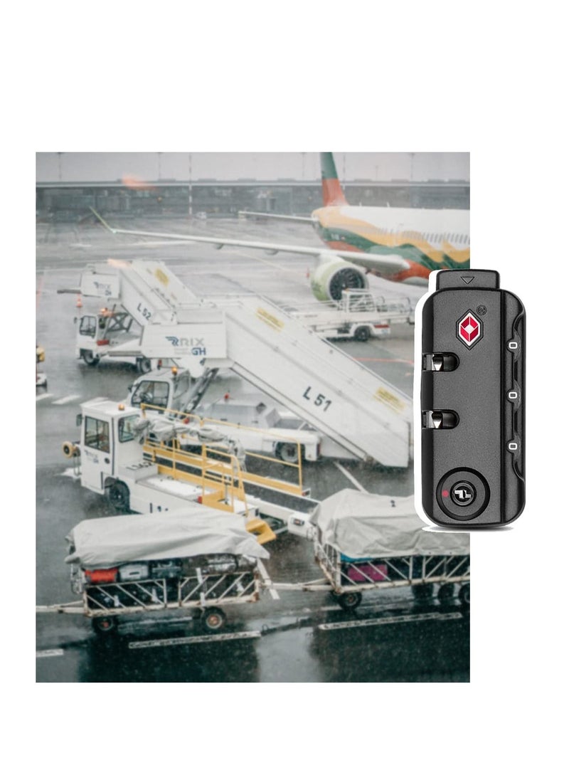 Y&D - TSA007 Security Lock Padlock Luggage Travel and 3 Digits Self Setting A Variety of Different Combinations Bag Code - Image 1
