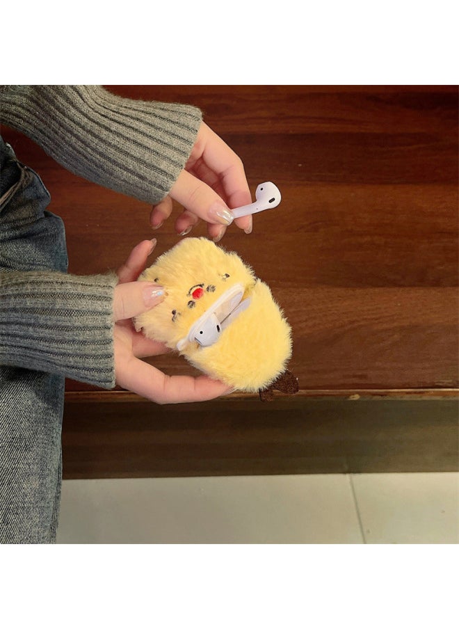 Generic - Bluetooth Headset Peanut Milk Pro2 Earphone Case AirPods Autumn And Winter For Apple Headphone Case AirPods4A-Color:[plush Doll Peanut]-Applicable Models:【Airpods Pro/Airpods Pro2】 - Image 1