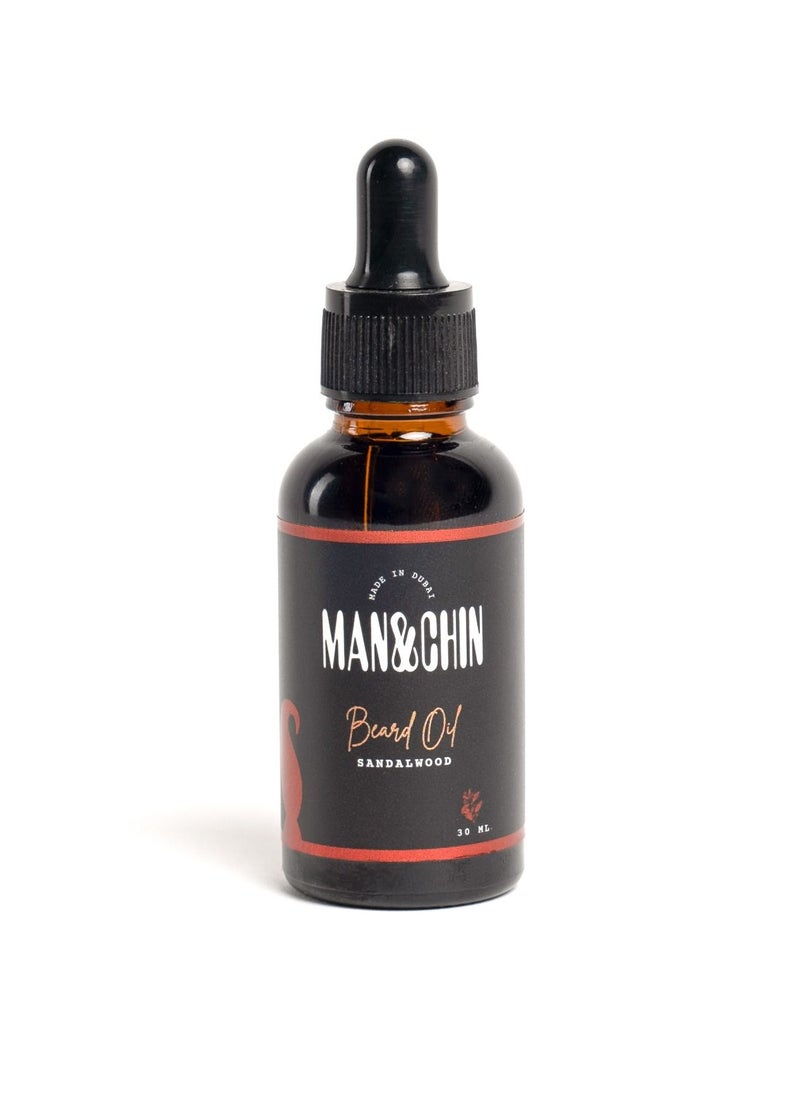 MAN&CHIN BEARD OIL - Sandalwood secret  - Image 1