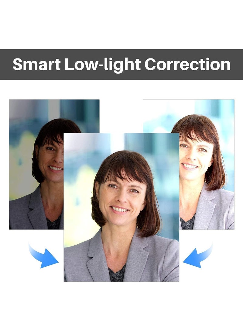 EMEET 3 in 1 Webcam - 1080P Webcam with Microphone and Speakers, Noise Reduction, Auto Low Light Correction W/Cover, C980 Pro USB Camera Webcam 60°-98° for... - Image 2