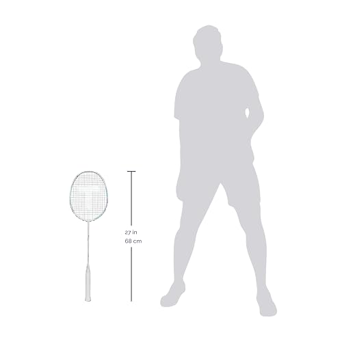 TANSO Arashi SS Strung Badminton Racket (35 Lbs Tension, Recommended by Padukone School of Badminton, 77 Grams Ultra Light Weight Full Carbon Fiber with Premium Strings and Full Racquet Cover) - Image 5