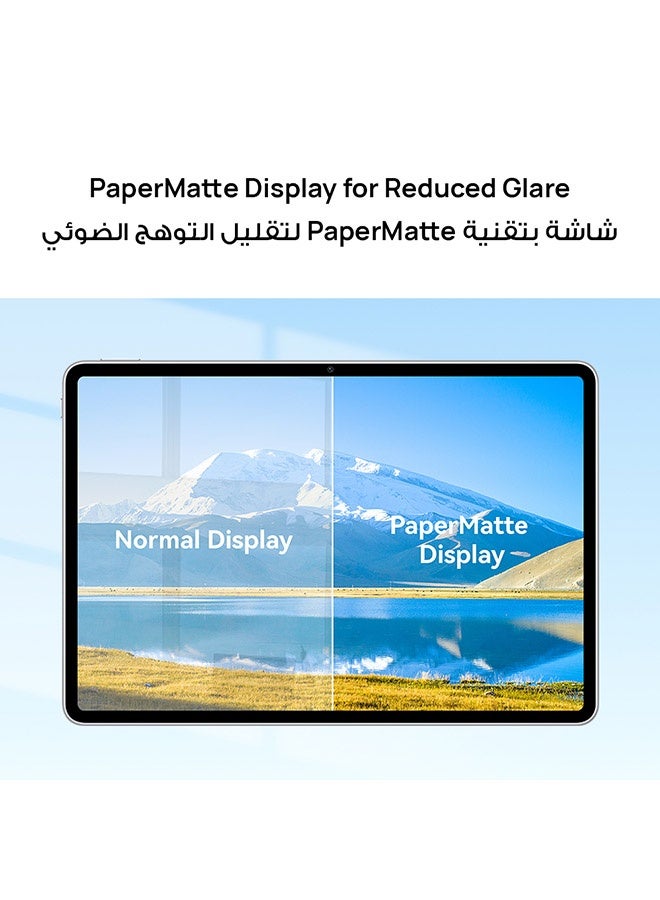 هواوي MatePad Air Paper Matte 11.5 بوصة، 12 جيجابايت رام، 256 جيجابايت واي فاي، أبيض - إصدار الشرق الأوسط مع قلم رصاص و(لوحة المفاتيح في الصندوق) - Image 4