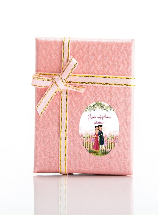 Yellow Nuts Personalized Thank You Return Gift Stickers 60 Pcs 2 Inch Wedding Mehendi Marriage Pack Anniversary Presents Favors Labels - Image 5