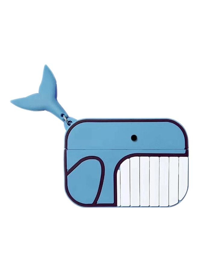 TOEON Silicone Case Cover For Apple AirPods Pro Blue/White - Image 1