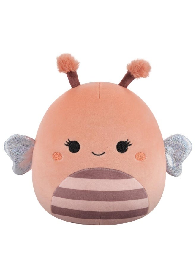 Squishmallows SQCR - Little Plush (7.5" Squishmallows) (Lili - Peach Bee W/Furry Antenna) - Image 1