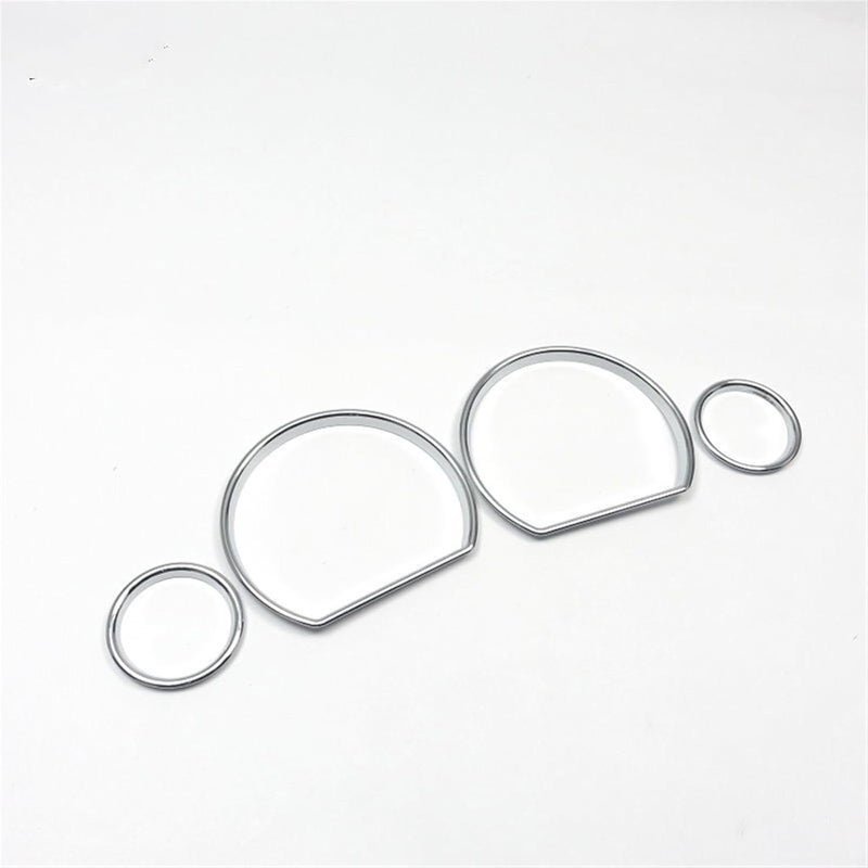 QASULER Chrome Gauge Rings for Chaser JZ X90 - Image 1