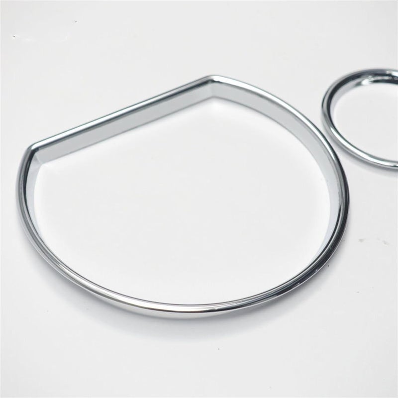 QASULER Chrome Gauge Rings for Chaser JZ X90 - Image 3