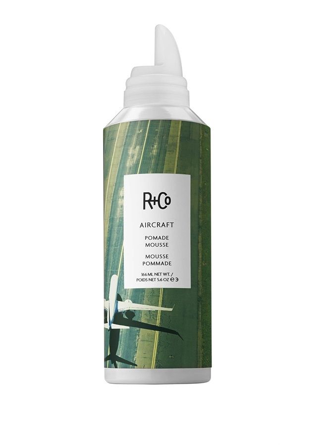R+Co Aircraft Pomade Mousse | Mousse For Body, Shape + Second-Day Texture | Vegan + Cruelty-Free |5.6 Oz - Image 1