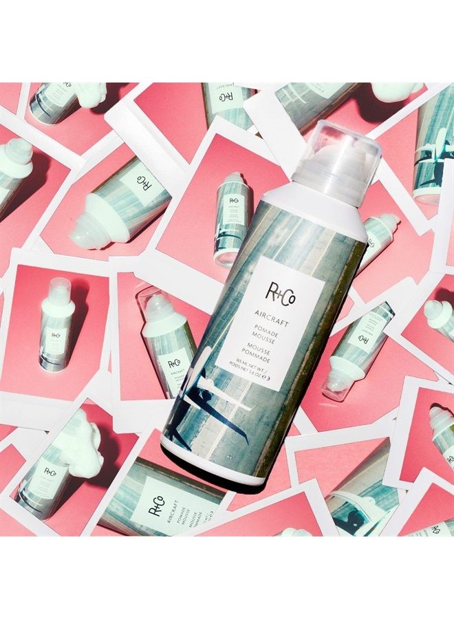 R+Co Aircraft Pomade Mousse | Mousse For Body, Shape + Second-Day Texture | Vegan + Cruelty-Free |5.6 Oz - Image 3