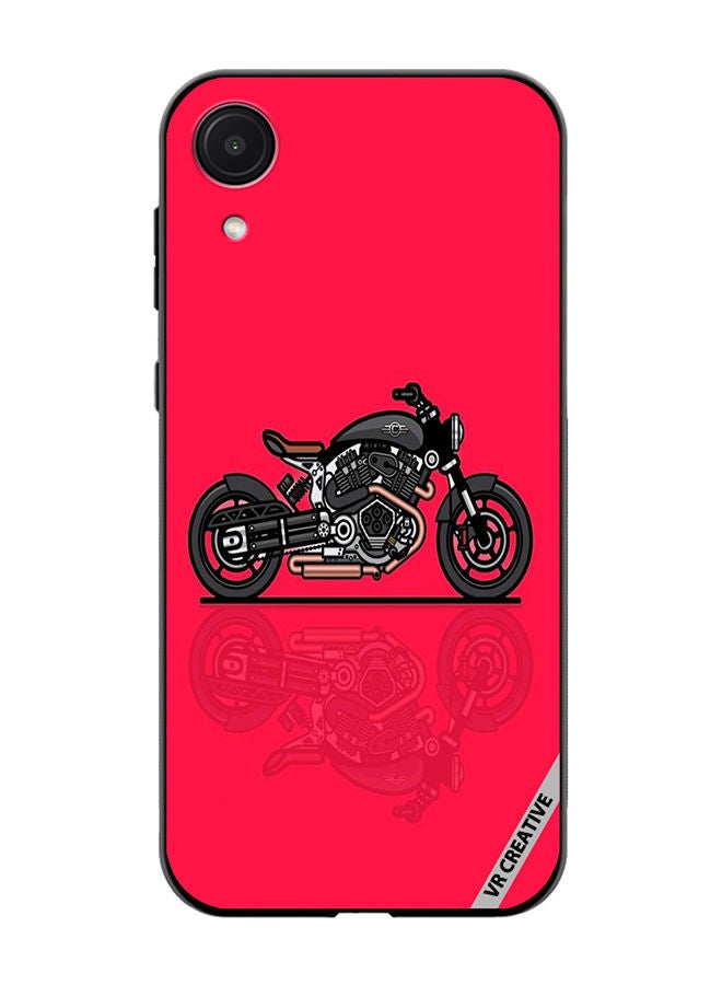 VR CREATIVE Protective Case Cover For Samsung Galaxy A03 Core Bike Design Multicolour - Image 1