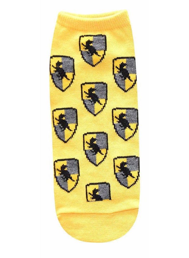 Harry Potter Hufflepuff Juniors/Womens 5 Pack Ankle Socks Size 4-10 - Image 2