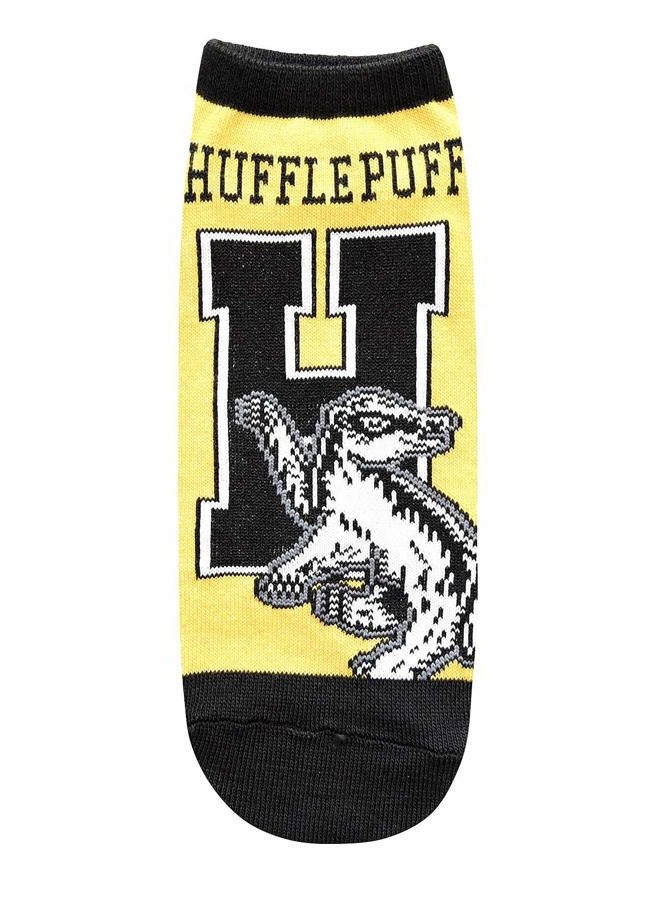 Harry Potter Hufflepuff Juniors/Womens 5 Pack Ankle Socks Size 4-10 - Image 4