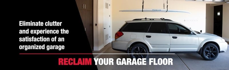 HARKEN Hoister Lightweight Cargo Carrier Overhead Garage Storage 4Point Hoist System for 60lb Carriers Kayaks Canoes Surf Paddle Boards Storage 60lb Capacity 10ft Ceiling Model 7801 - Image 3