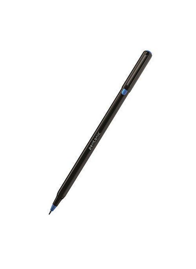 Pentonic 0.7Mm Ball Point Pen Blister Pack | Black Body | 6 Blue, 3 Black & 1 Red Ink | Set Of 10 Pens  - Image 4