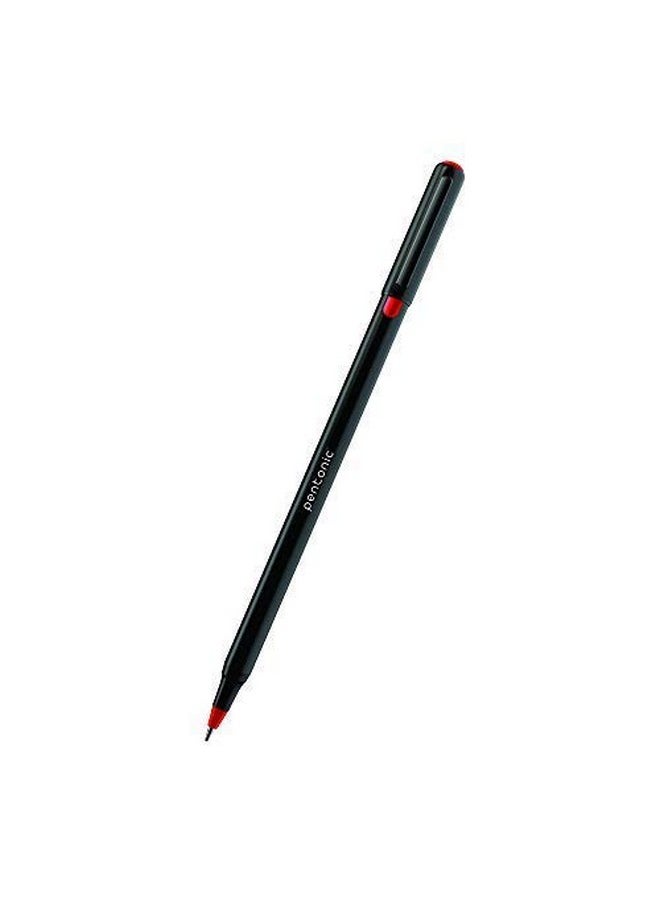 Pentonic 0.7Mm Ball Point Pen Blister Pack | Black Body | 6 Blue, 3 Black & 1 Red Ink | Set Of 10 Pens  - Image 5