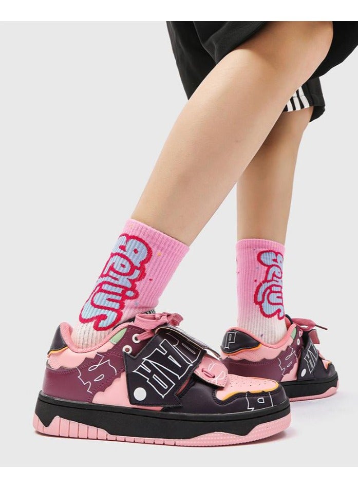 KUYING New Thick Sole Elevated Board Shoes  - Image 2