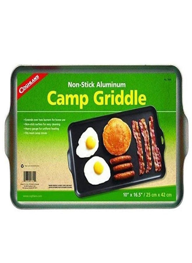 Procamp PROCAMP by ADVENTURE HQ Non-Stick Two Burner Griddle - Black 
