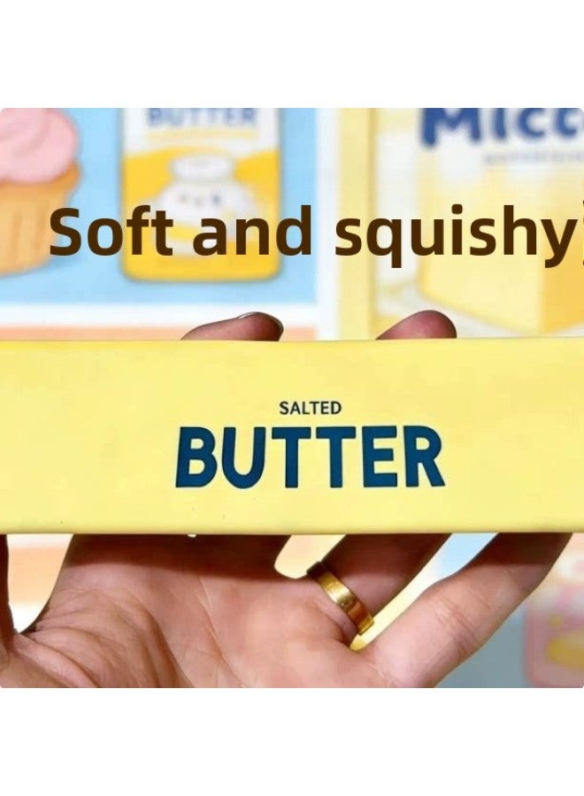 Dampling Soft Butter Stick Slow Rebound Toy, Butter Bar Slow Rebound Squeeze Toy, Stress Relief Toy For Students Small dumpling - Image 4
