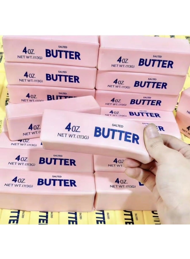 Dampling Soft Butter Stick Slow Rebound Toy, Butter Bar Slow Rebound Squeeze Toy, Stress Relief Toy For Students Small dumpling - Image 5