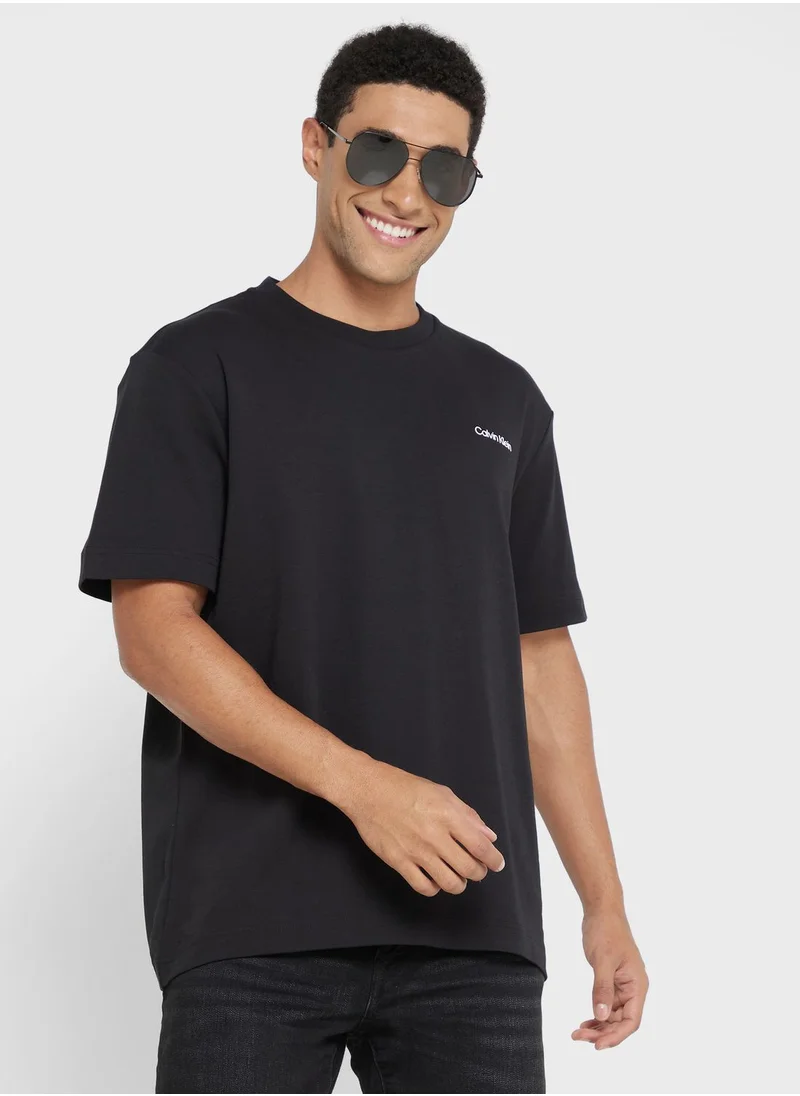 CALVIN KLEIN Logo Crew Neck T-Shirt