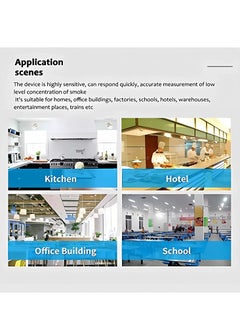 KASTWAVE WiFi Natural Gas Detector,Smart WiFi Gas Leak Detector with Temperature Sensor LCD Display, Plug-in Gas Leak Sensor for LPG, LNG,Methane and Butane Gases  - Image 4