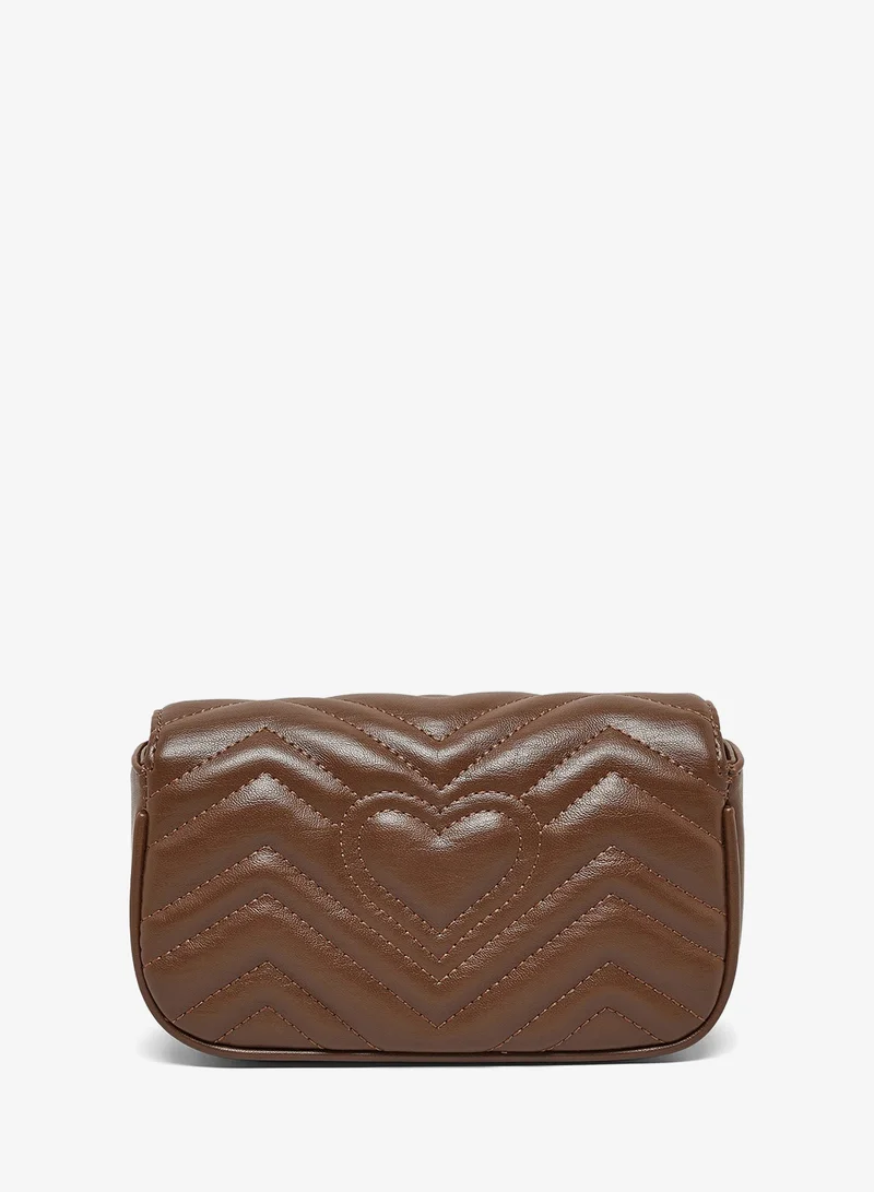 R&B Quilted Crossbody Bag